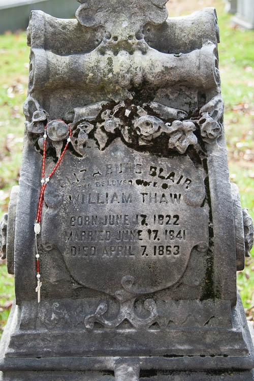 William Thaw Grave, Allegheny Cemetery, Pittsburgh